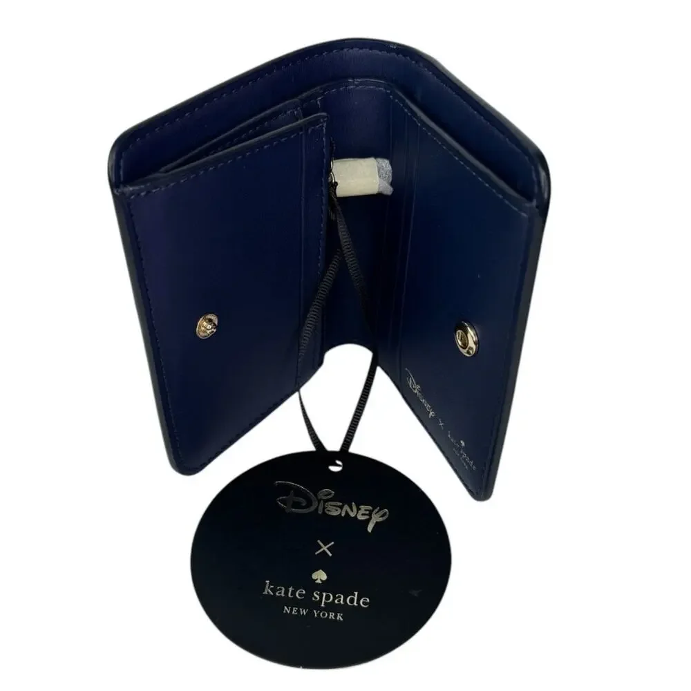 Kate Spade x Disney Blue Lady and the Tramp Wallet Cardholder NWT